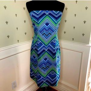 NWT Laundry by Shelli Segal Strapless Dress